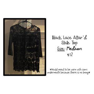 Black Lace Top